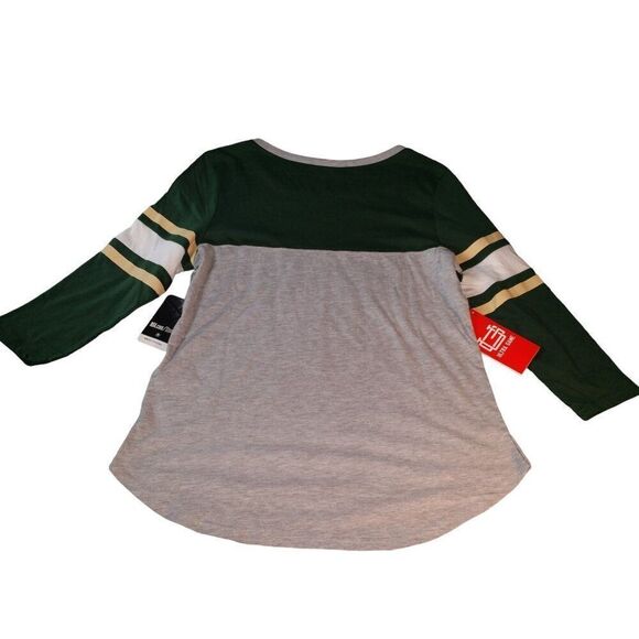 NBA Ultra‎ Game Tshirt Women Sz M Milwaukee Bucks 3/4 Sleeve Sportswear NWT - Picture 7 of 7